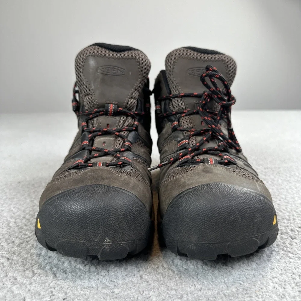Keen Dry Waterproof Flint Utility Boots Men 9D Brown EH Safety Toe ASTM F2413-18
